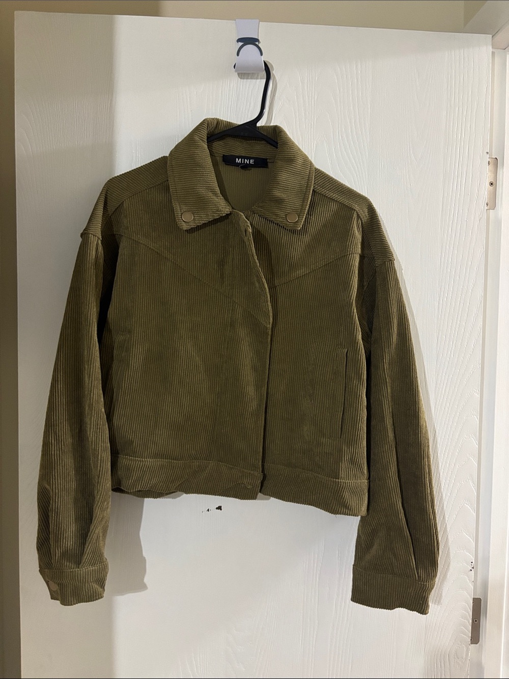 MINE crop corduroy jacket - medium